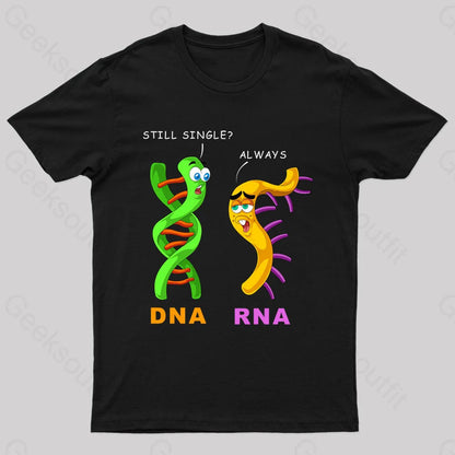 Dna & Rna Science Nerd T-Shirt Black / S