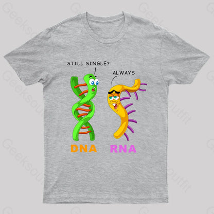 Dna & Rna Science Nerd T-Shirt Grey / S