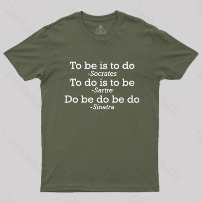 Do Be Joke T-Shirt Army Green / S