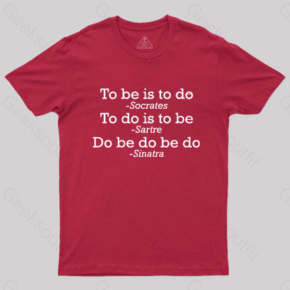 Do Be Joke T-Shirt Red / S