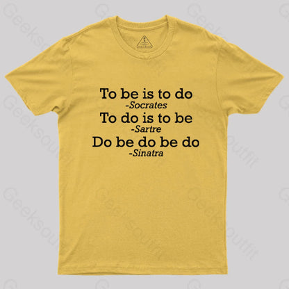 Do Be Joke T-Shirt Yellow / S