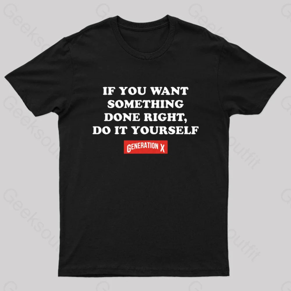 Do It Yourself Nerd T-Shirt Black / S