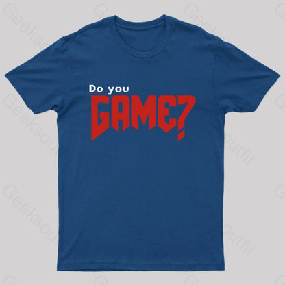 Do You Game Geek T-Shirt Navy / S