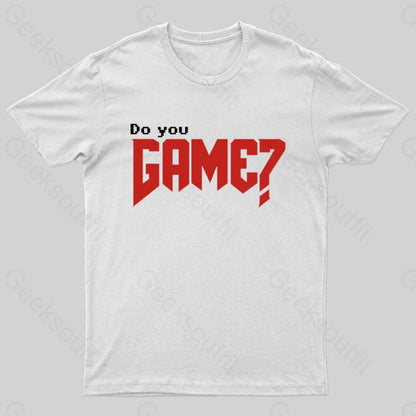 Do You Game Geek T-Shirt White / S