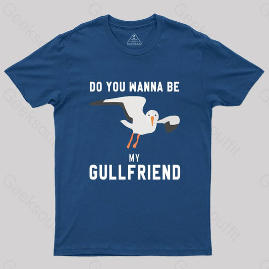 Do You Want Be My Gullfriend T-Shirt Navy / S