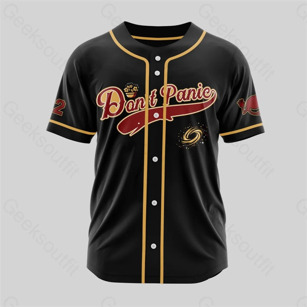 Don’t Panic Infinity Baseball Jersey Xs