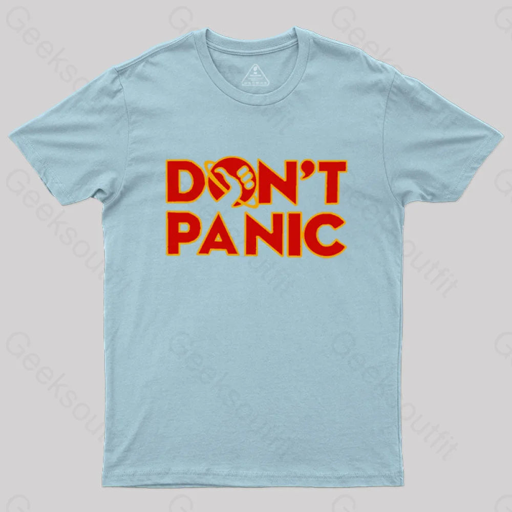 Don’t Panic T-Shirt Light Blue / S