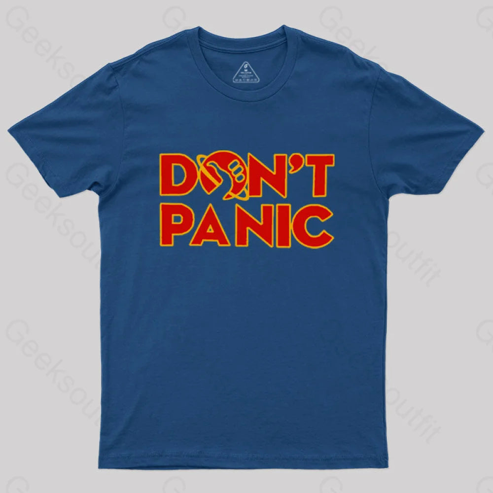 Don’t Panic T-Shirt Navy / S