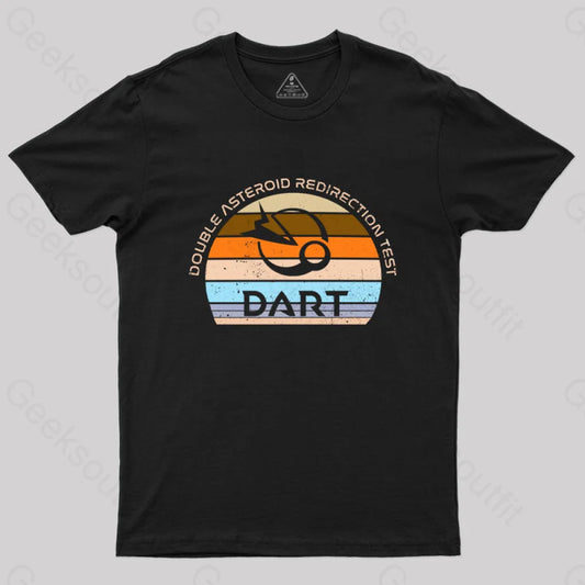 Double Asteroid Redirection Yest Dart T-Shirt Black / S