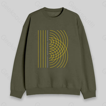 Double Slit Light Wave Particle Science Experiment Sweatshirt - Geeksoutfit