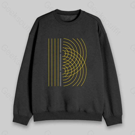 Double Slit Light Wave Particle Science Experiment Sweatshirt - Geeksoutfit