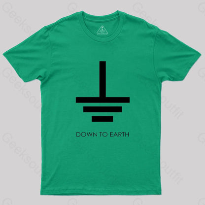 Down To Earth T-Shirt Green / S