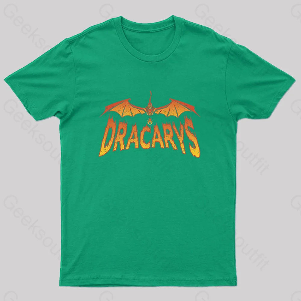 Dracarys Geek T-Shirt Green / S