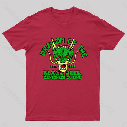 Dragon Of The Black Pool Nerd T-Shirt Red / S