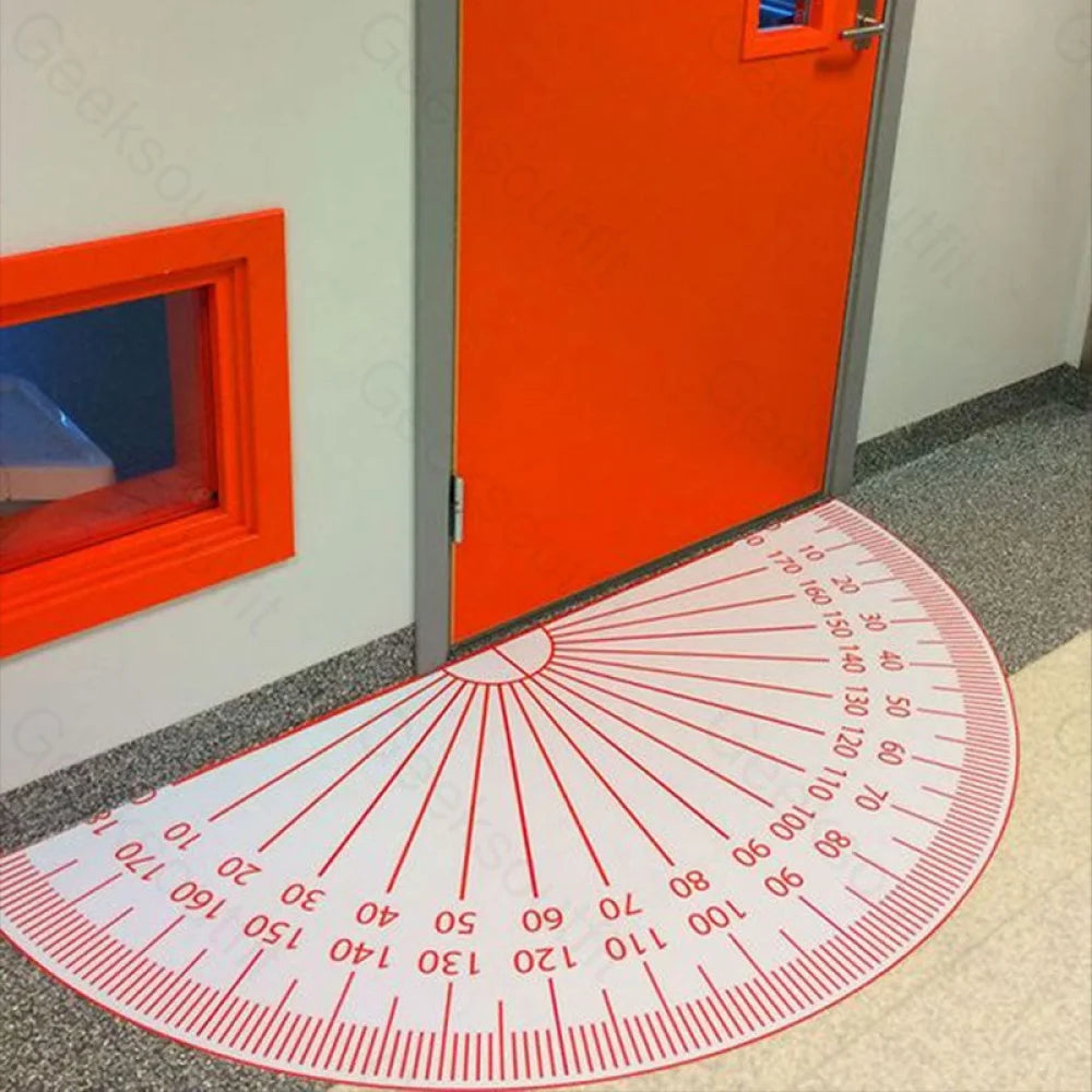 Dream Doormat Protractor Funny Diatom Rug 80Cm