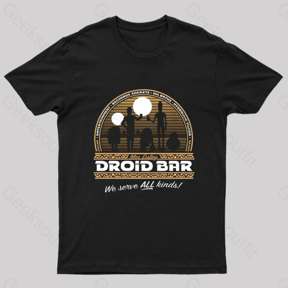 Droid Bar Geek T-Shirt Black / S