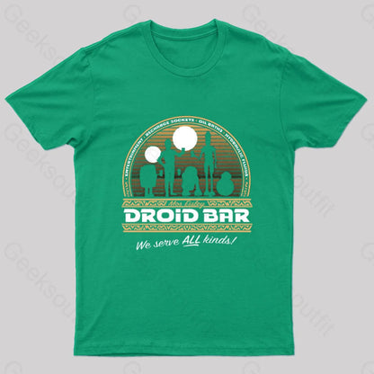 Droid Bar Geek T-Shirt Green / S