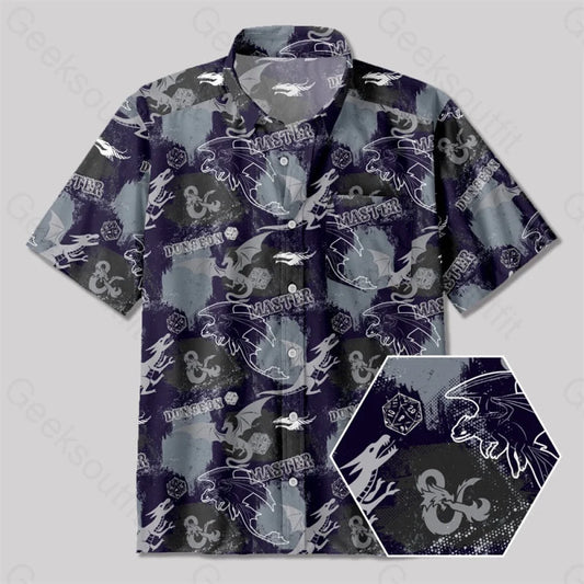 Dungeon Master Button Up Pocket Shirt Up / S Bus438 Yc