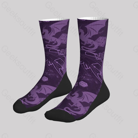 Dungeon Master Graffiti Style Men’s Socks Sks121