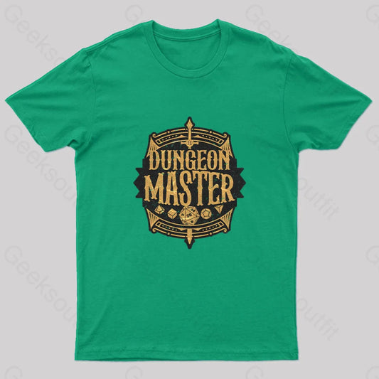 Dungeon Master Nerd T-Shirt Green / S Yc