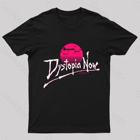 Dystopia Now Nerd T-Shirt Black / S