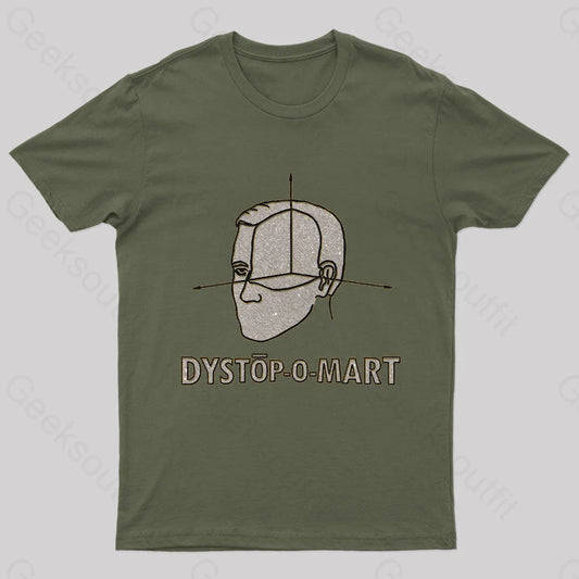 Dystopomart Geek T-Shirt Army Green / S