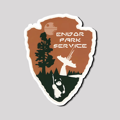 Star Wars Endor Park Service Refrigerator Magnet