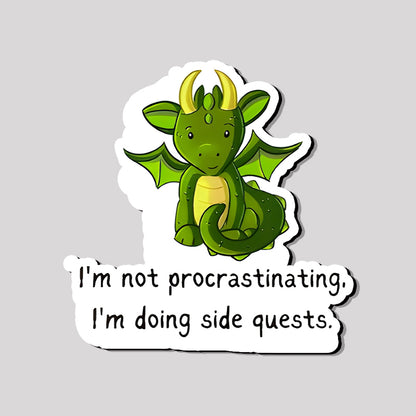 Gamer's Procrastination Refrigerator Magnet