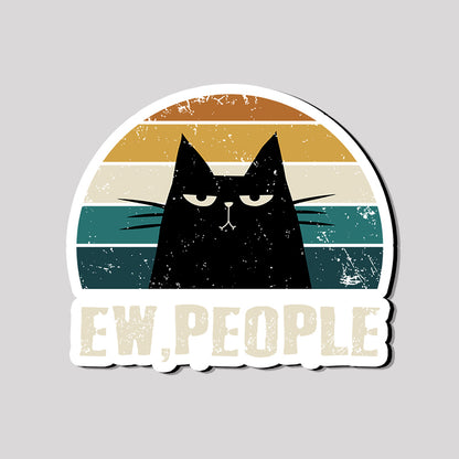 Ew People Funny Cat Refrigerator Magnet