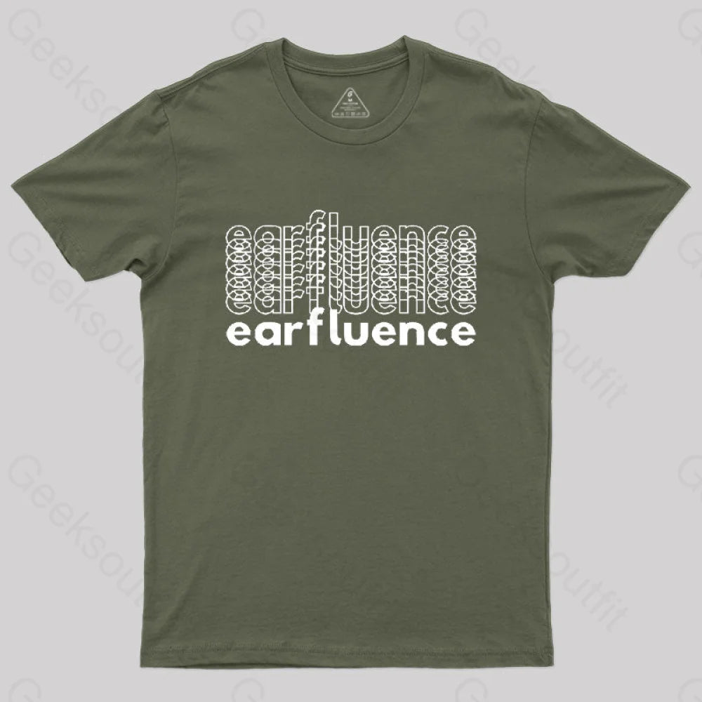 Earfluence Inception T-Shirt Army Green / S