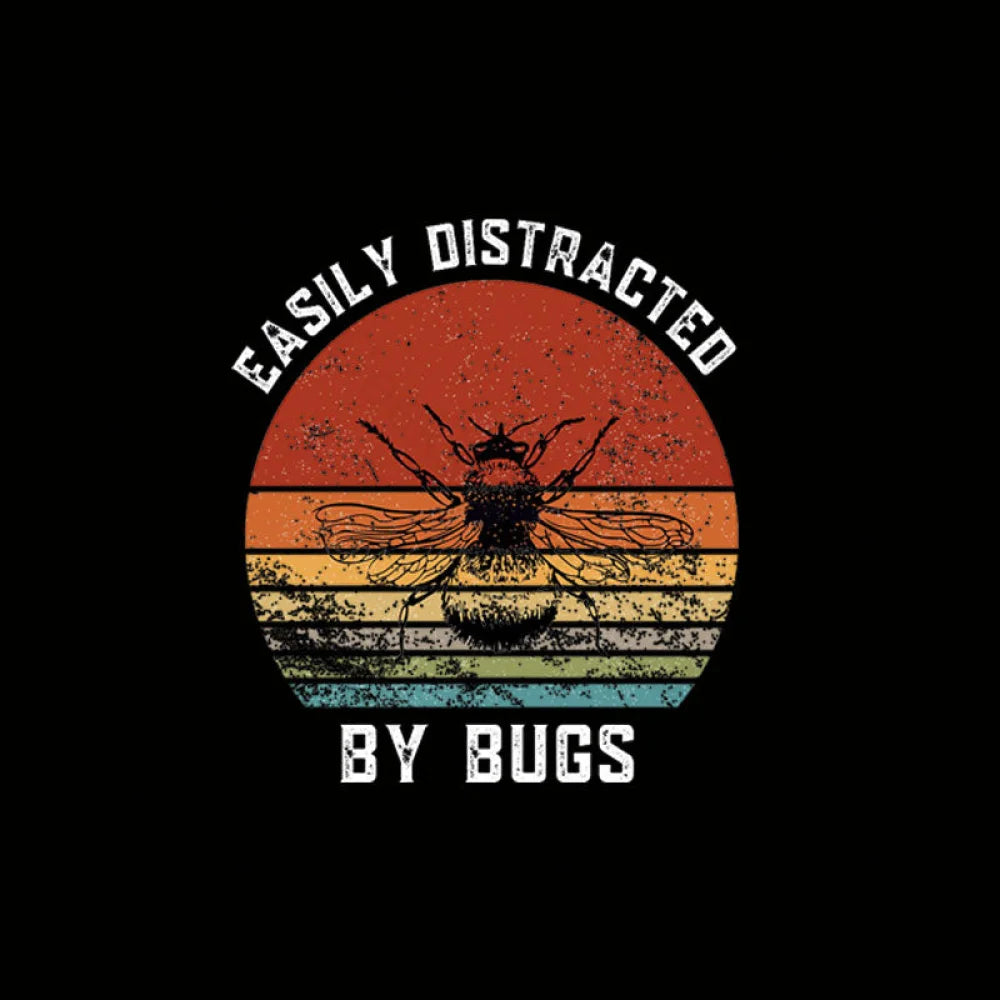 Easily Distracted By Bugs Nerd T-Shirt