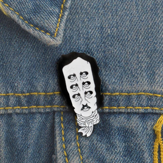 Edgar Allan Poe Enamel Pins - Geeksoutfit