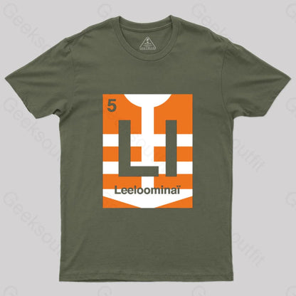 Element Number 5 T-Shirt Army Green / S