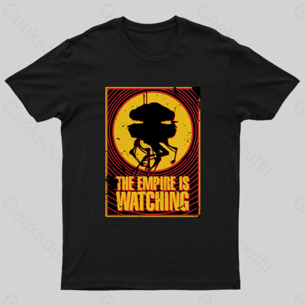 Empire Is Watching Probe Droid T-Shirt Black / S