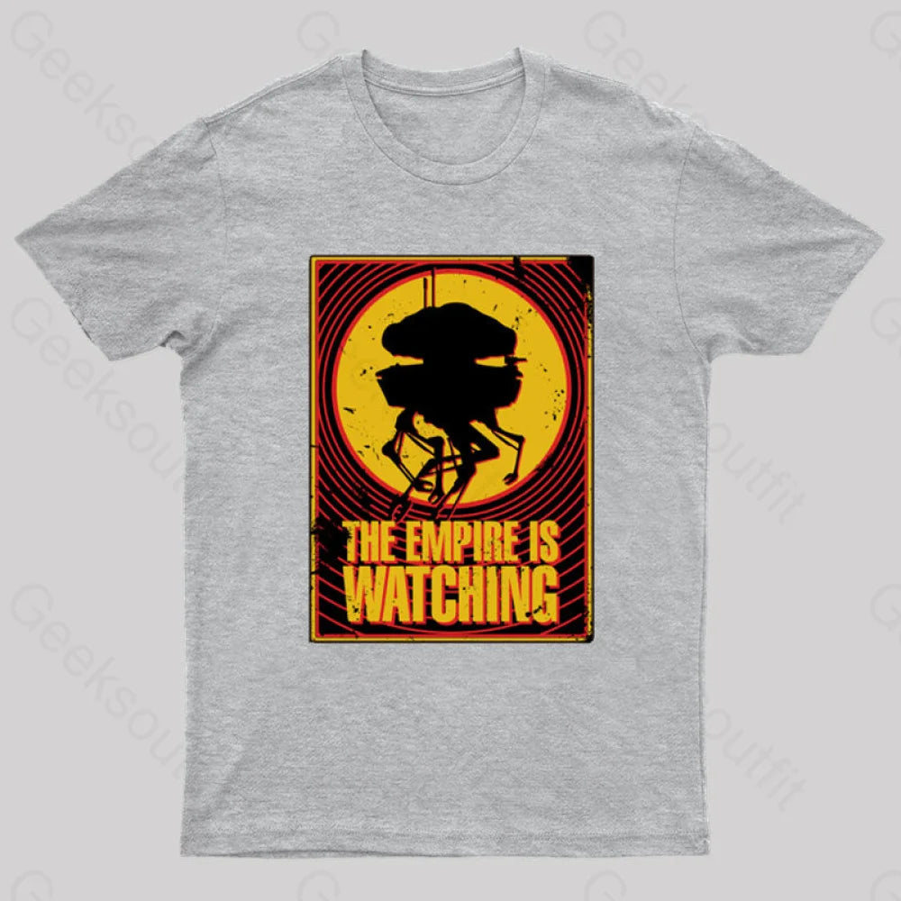 Empire Is Watching Probe Droid T-Shirt Grey / S