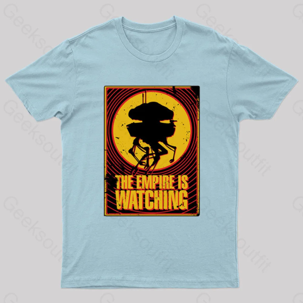 Empire Is Watching Probe Droid T-Shirt Light Blue / S