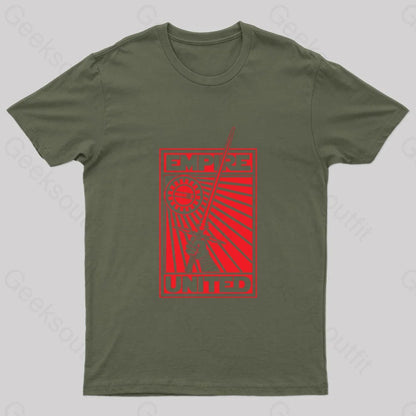 Empire United Nerd T-Shirt Army Green / S