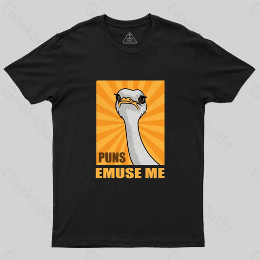 Emuse Me T-Shirt Black / S