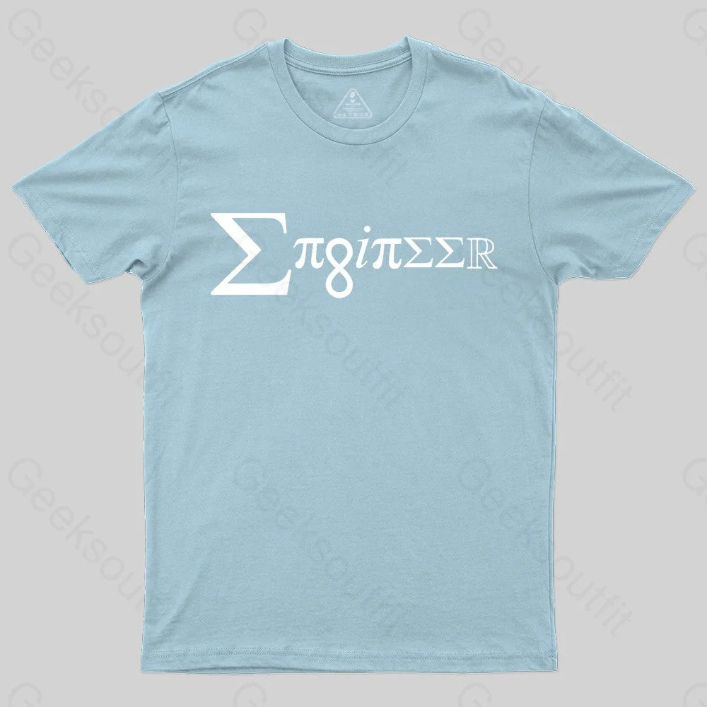 Engineer Geek T-Shirt Light Blue / S