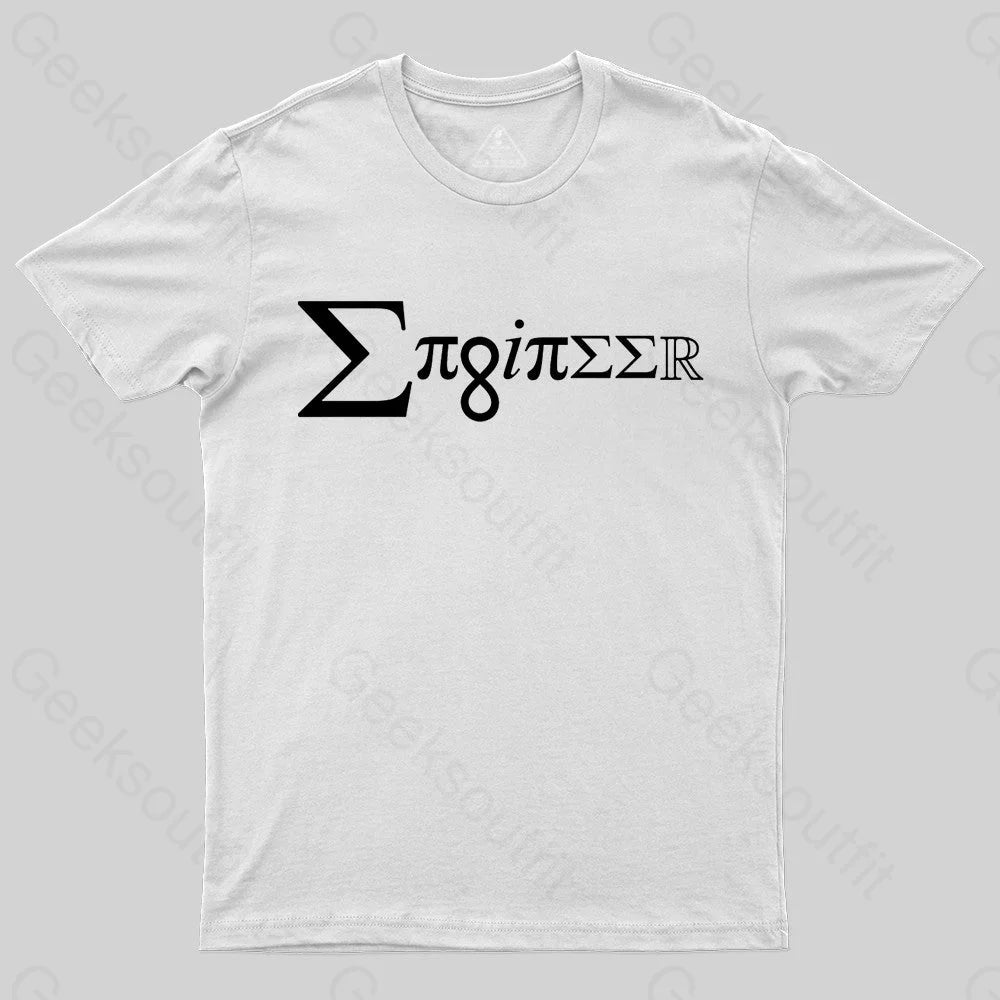 Engineer Geek T-Shirt White / S