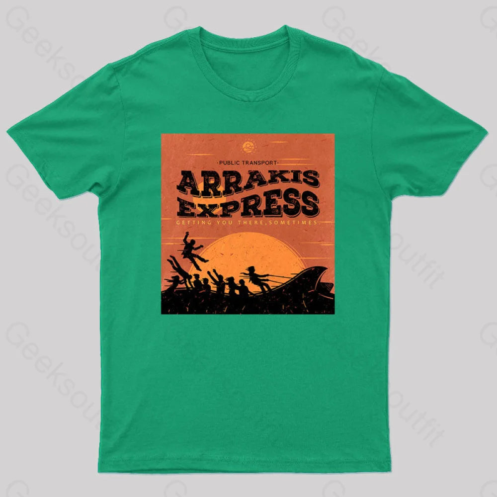 Eraschi Express Nerd T-Shirt Green / S