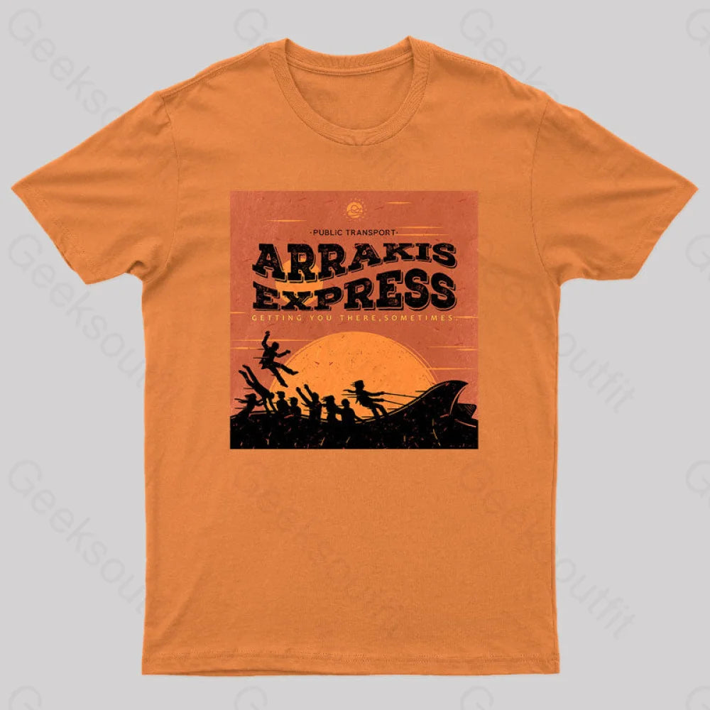 Eraschi Express Nerd T-Shirt Orange / S