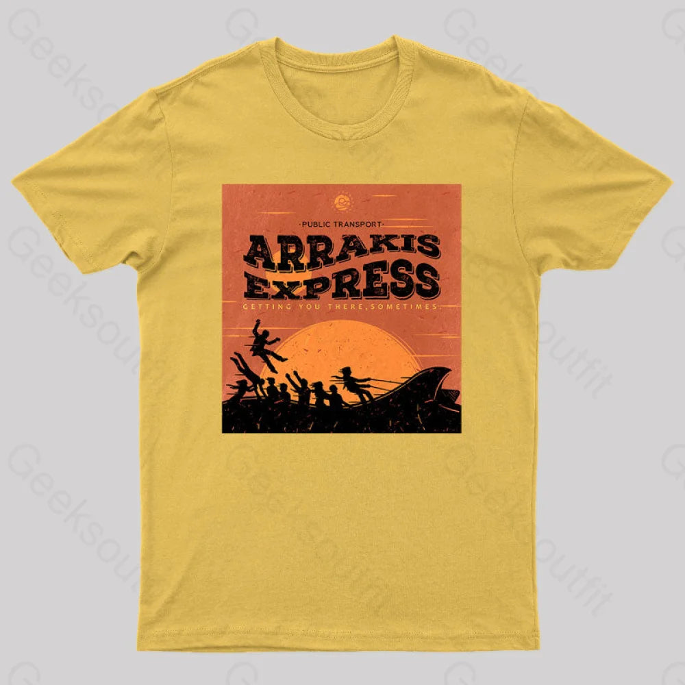 Eraschi Express Nerd T-Shirt Yellow / S