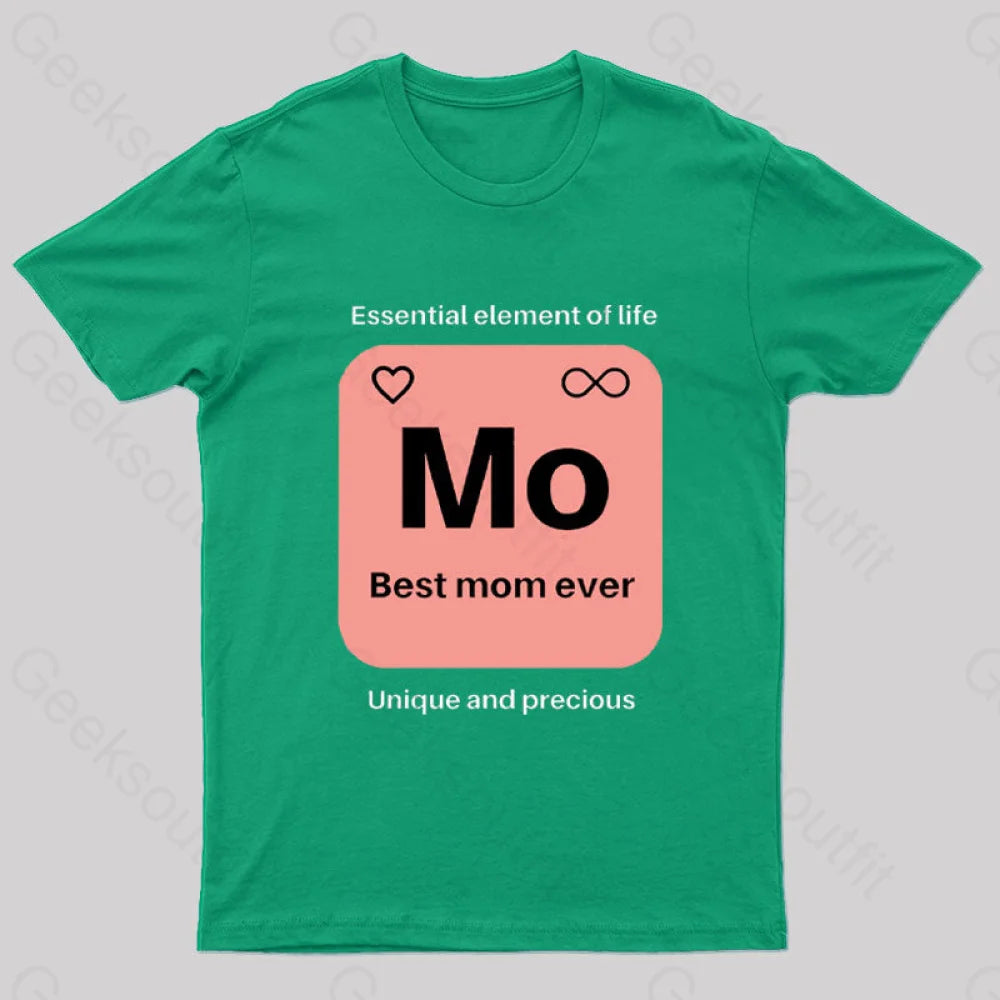 Essential Element Of Life Nerd T-Shirt Green / S