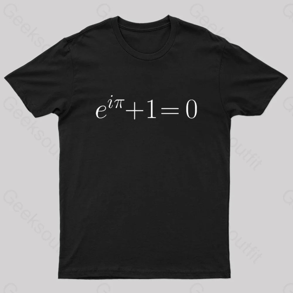 Euler’s Identity Nerd T-Shirt Black / S