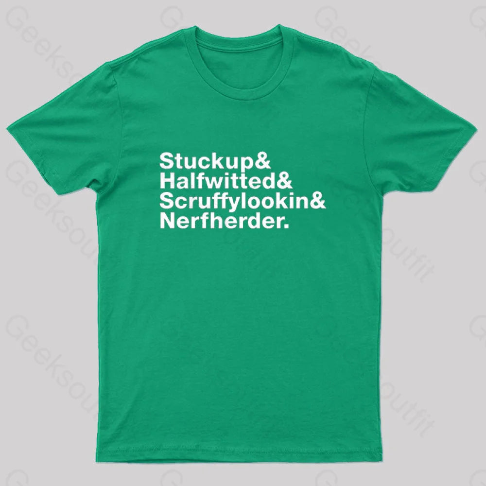 Experimental Scoundrel Nerd T-Shirt Green / S