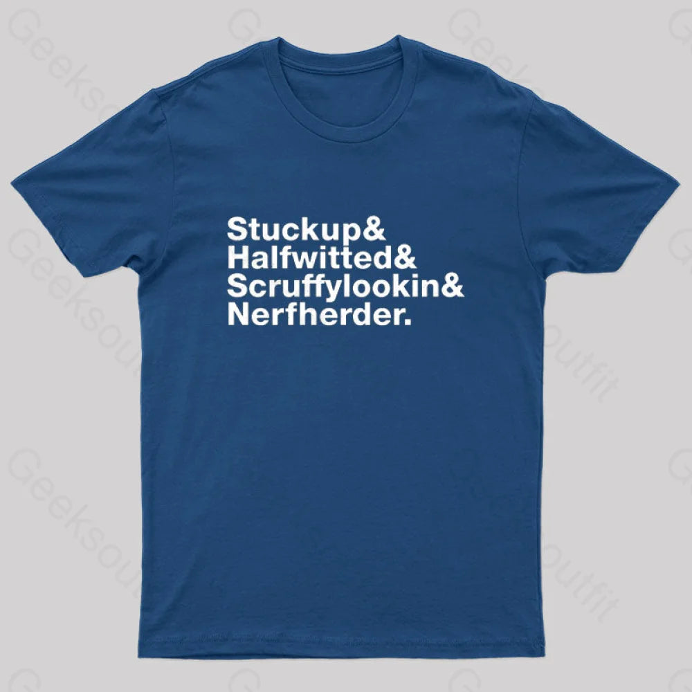 Experimental Scoundrel Nerd T-Shirt Navy / S