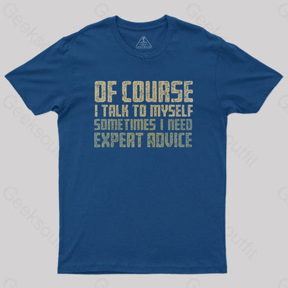 Expert Advice Geek T-Shirt Navy / S