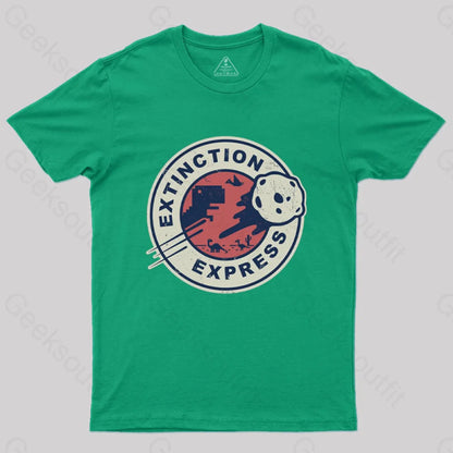 Extinction Express T-Shirt Green / S