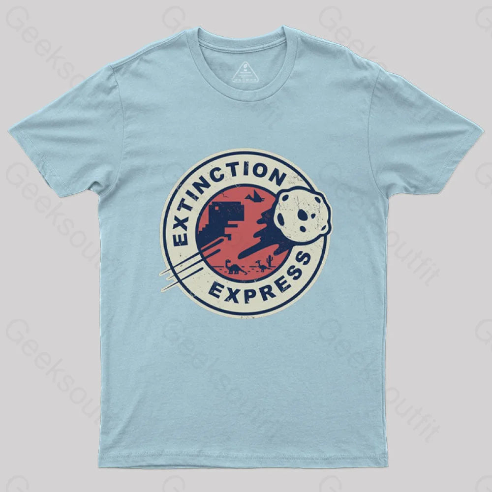 Extinction Express T-Shirt Light Blue / S